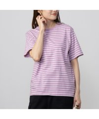 MAC HOUSE(women)/NAVY ネイビー ベーシックボーダーTシャツ ENV240001B/506014299