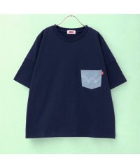 MAC HOUSE(kid's)/EDWIN エドウィン 布帛ポケット付きTシャツ 887646/506014302