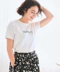 Honeys/ロゴＴシャツ トップス Tシャツ レディース 半袖 ロゴ 大人 おしゃれ きれいめ /506014405