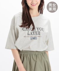 Honeys/ロゴプリントゆるＴシャツ/506014419