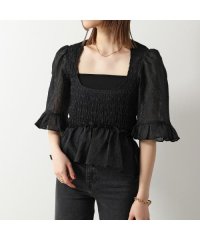 GANNI/GANNI ブラウス Crinkled Georgette Smock Blouse F8611 6588/506017416