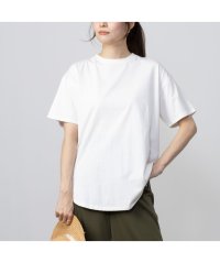 MAC HOUSE(women)/NAVY ネイビー ベーシック裾ラウンドTシャツ ENV240004/506017818