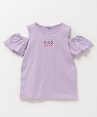 MAC HOUSE(kid's)/T－GRAPHICS ティーグラフィックス 肩あきフリルショートスリーブTシャツ MAG24118/506017821