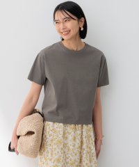 NIJYUSANKU（SMALL SIZE）/【洗える】スビンギザ クロップド Tシャツ/506018027