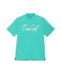 PUMA/メンズ ゴルフ ストレッチ カノコ PGロゴ モックネック 半袖 シャツ/506018392