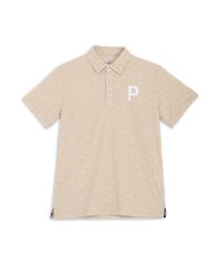 PUMA/メンズ ゴルフ パイル ジャカード Pロゴ 半袖 ポロシャツ/506018393