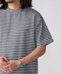 SHIPS MEN/*SHIPS: ワンポイント ロゴ バーズアイ Tシャツ 24SS/505329552