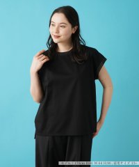 Leilian PLUS HOUSE/フレンチスリーブカットソー【THE NEW】/505968496