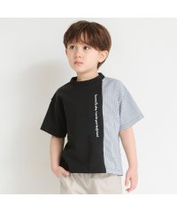 BRANSHES/【異素材使い/ベビーとおそろい】切替半袖Tシャツ/505985389