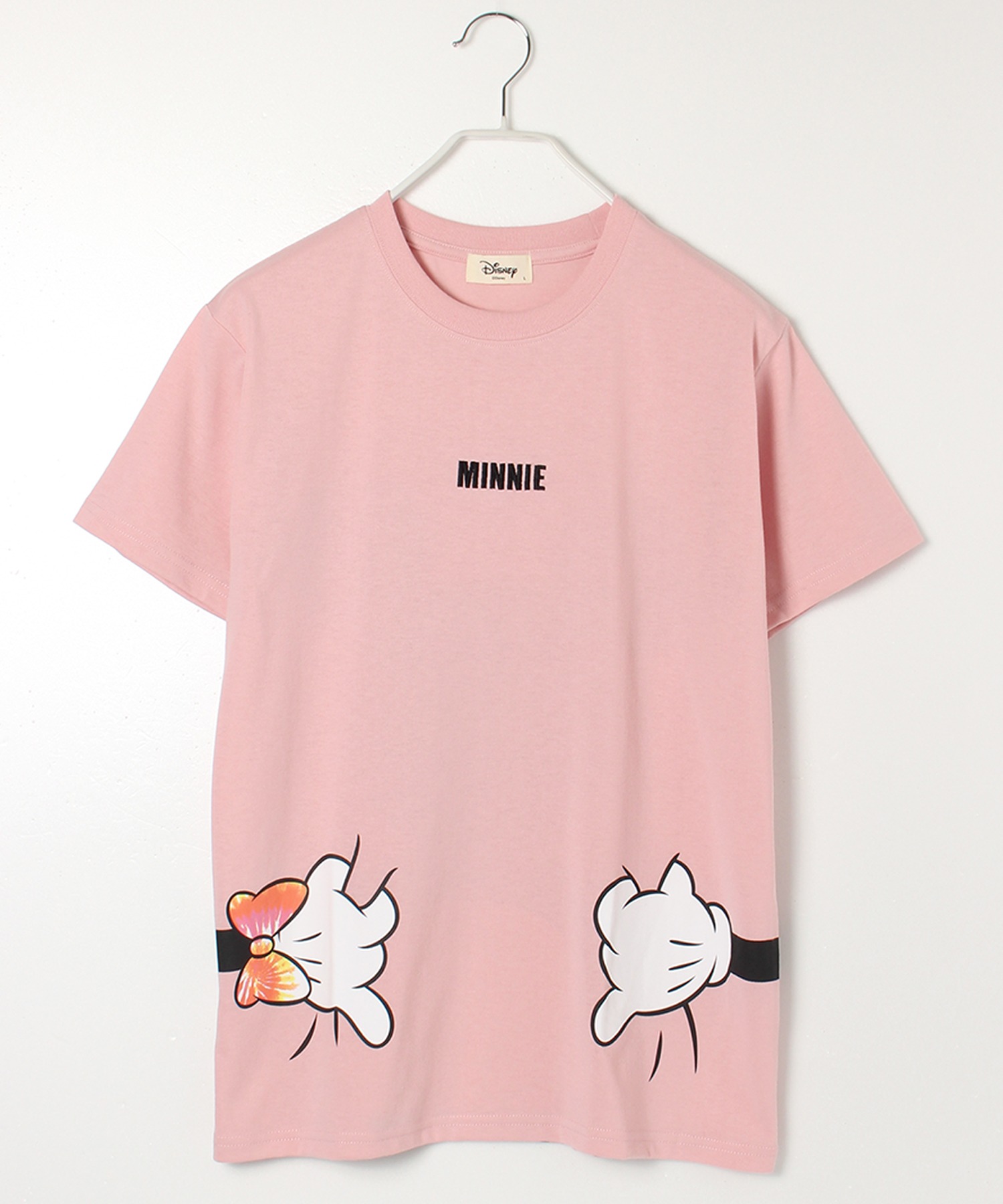 DISNEY/ディズニー】天竺抱きつきプリント半袖Tシャツ(ミッキー DISNEY/ディズニー】天竺抱きつきプリント半袖Tシャツ(ミッキー