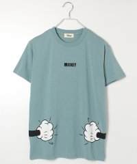 DISNEY/【DISNEY/ディズニー】天竺抱きつきプリント半袖Tシャツ（ミッキー・ミニー）/506006925