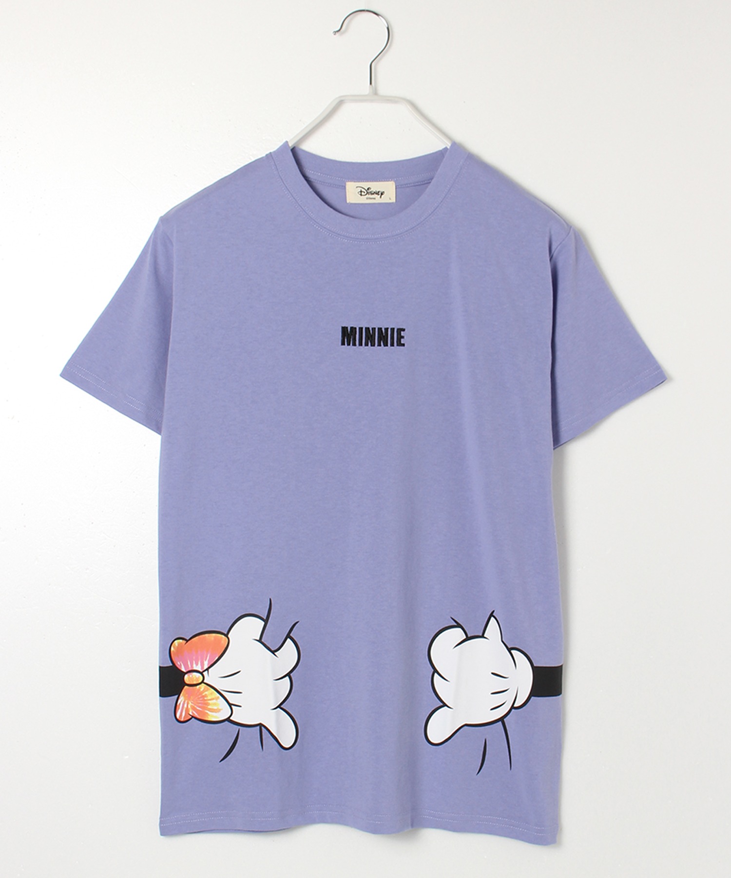 DISNEY/ディズニー】天竺抱きつきプリント半袖Tシャツ(ミッキー DISNEY/ディズニー】天竺抱きつきプリント半袖Tシャツ(ミッキー