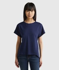 BENETTON (women)/クルーネックバックプリーツ半袖Tシャツ・カットソー/506008104