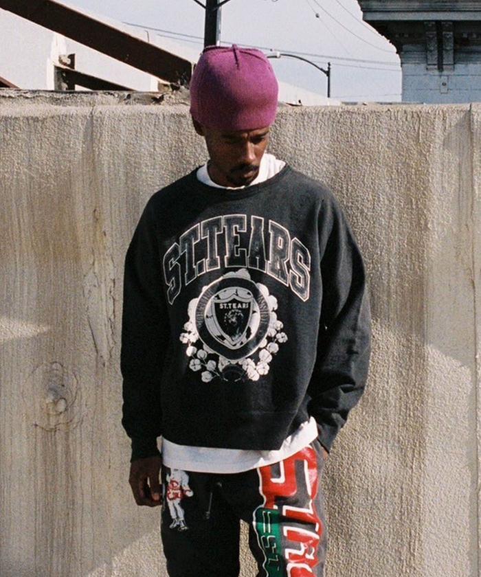 SAINT MICHAEL/セント マイケル×デニムティアーズ/CRW SWEAT/ST SAINT MICHAEL/セント マイケル×デニムティアーズ/CRW SWEAT/ST