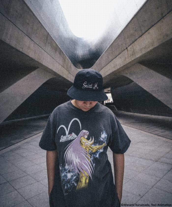 SAINT MICHAEL/セント マイケル/聖闘士星矢/SS_SS TEE/MU/BLACK