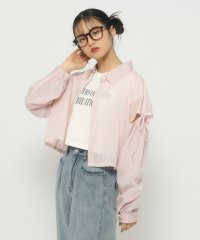 PINK-latte/【2点SET】シアーストライプシャツインナーTシャツSET/506019738