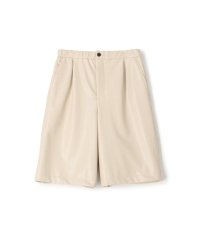 GALERIE VIE/レザーライククロスストレッチイージーハーフパンツ/506020188