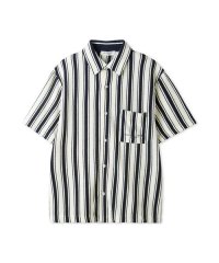 GELATO PIQUE HOMME/【HOMME】ストライプパイルシャツ/506020712