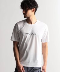 NICOLE CLUB FOR MEN/ロゴ刺繍半袖Ｔシャツ/505990806