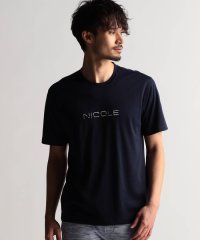 NICOLE CLUB FOR MEN/ロゴ刺繍半袖Ｔシャツ/505990806