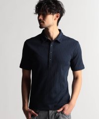 NICOLE CLUB FOR MEN/ランダムテレコショートレギュラーカラーポロシャツ/505990809