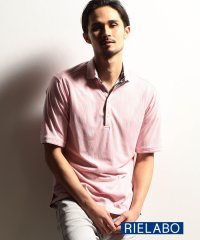 NICOLE CLUB FOR MEN/【24年モデルEC限定再販売】グラフィカルジャカードスキッパー半袖ポロシャツ/505990814
