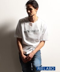 NICOLE CLUB FOR MEN/【RIELABO】ロゴデザインクルーネック半袖Tシャツ/506007175