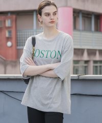 coca/英字ロゴプリントビッグシルエットTシャツ/505209912