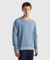 BENETTON (mens)/ポイントカラーリブクルーネックニット・セーター/505992080