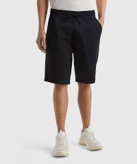 BENETTON (mens)/ドロスト付きウエストゴムバックポケットスウェットショートパンツ/505992086