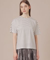 MACKINTOSH LONDON/【The Essential Collection】プレーティング天竺ボーダーリラックスＴシャツ/506001278