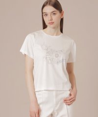 MACKINTOSH LONDON/【BIBURY FLOWER】ハイゲージスムースバイブリーフラワープリントTシャツ/506001279