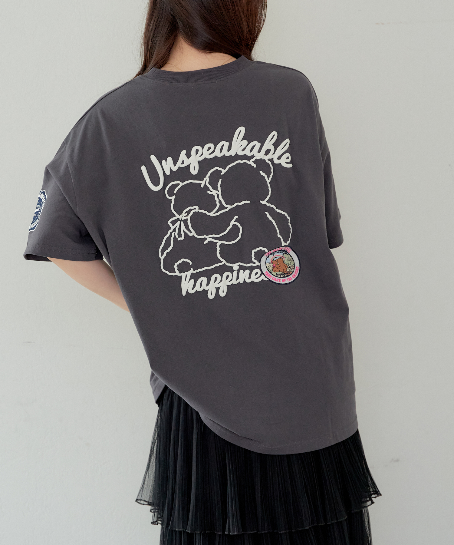 クーポン】仲良しクマT トップス Tシャツ 春(506005266