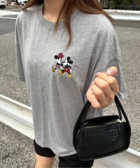 DISNEY/【DISNEY/ディズニー&PIXAR/ピクサー】天竺ワンポイント刺繍半袖ワイドTシャツ（ミッキー&ミニー・プーさん・チップ&デール・トイストーリー）/506006923