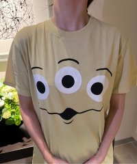 DISNEY/【DISNEY/ディズニー&PIXAR/ピクサー】天竺BIG FACEプリント半袖Tシャツ（ミッキー・プーさん・101わんちゃん・トイストーリー）/506006924