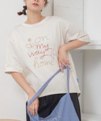 POU DOU DOU/on my way home刺繍Tシャツ/506007868