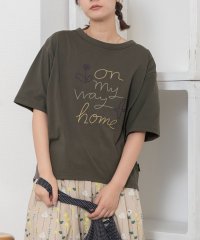 POU DOU DOU/on my way home刺繍Tシャツ/506007868