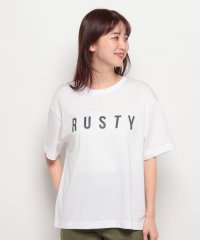 RUSTY/【RUSTY】LADYSハンソデ Tシャツ/506009435