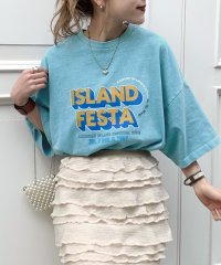 Classical Elf/《JAVA ジャバコラボ》こなれた大人カジュアルスタイルの主役に。綿100%フェスロゴピグメントTシャツ/506019495