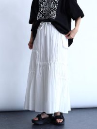 LASUD/ラシュッド LASUD メッシュポケットティアードスカート/506021492