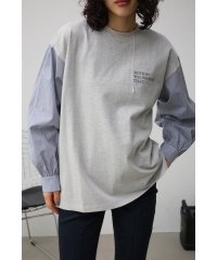 AZUL by moussy/異素材スリーブトップス/506021561