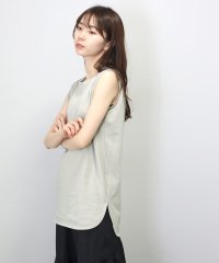 Aletta vita/アレッタ ヴィータ Aletta vita ラウンドヘム綿天竺ノースリーブプルオーバー/506025988