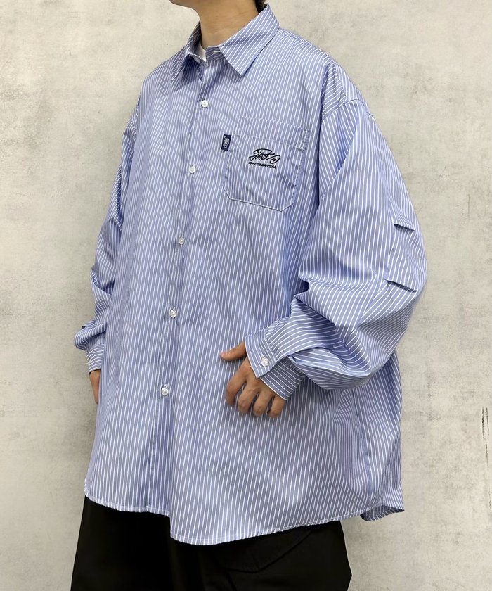 セール】【WHO'S WHO gallery】COOPER FACT ビッグシャツ
