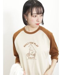 Samansa Mos2/【KELTY×Samansa Mos2】5分袖ラグランTシャツ/506026281