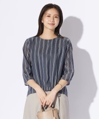 J.PRESS LADIES（LARGE SIZE）/【WEB限定カラーあり】ランダムシアーストライプ カットソー/506026714