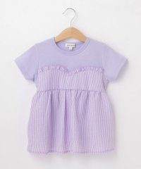 SHOO・LA・RUE(Kids) /【110－140cm】異素材ドッキングTシャツ/506026730