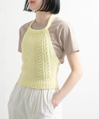 URBAN RESEARCH DOORS/unfil　openworkcableknit top/506027007