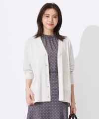 J.PRESS LADIES（LARGE SIZE）/【洗える】 Co/Peライト Vネック カーディガン/506027536