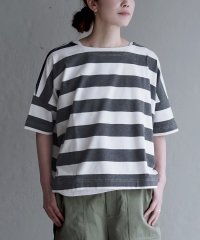 apartmentdepartment/ワイドボーダー ボートネックTシャツ/503910967