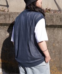 VENCE　EXCHANGE/【2点セット】メッシュニットベストアンサンブルTシャツ/505840136